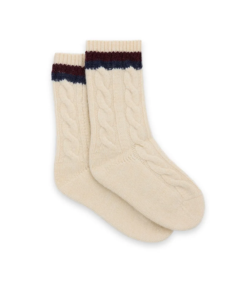 Cable Knit Socks