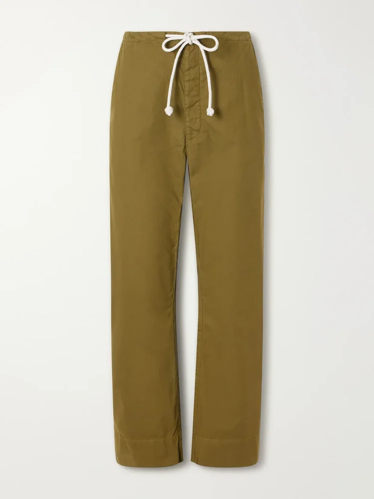 The Rope Tie cotton wide-leg pants