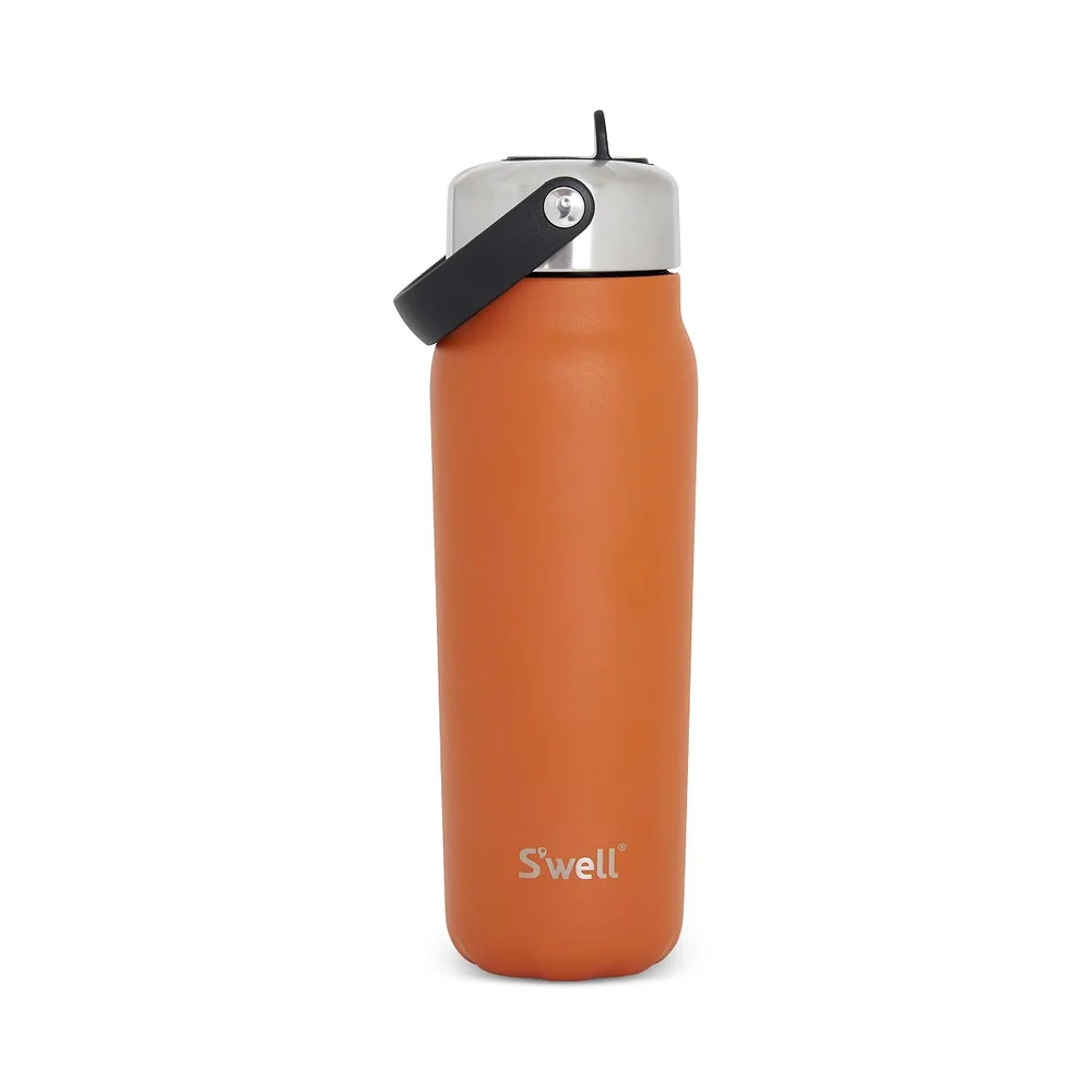 Stainless Steel Explorer with Flip Straw Lid, 24 oz