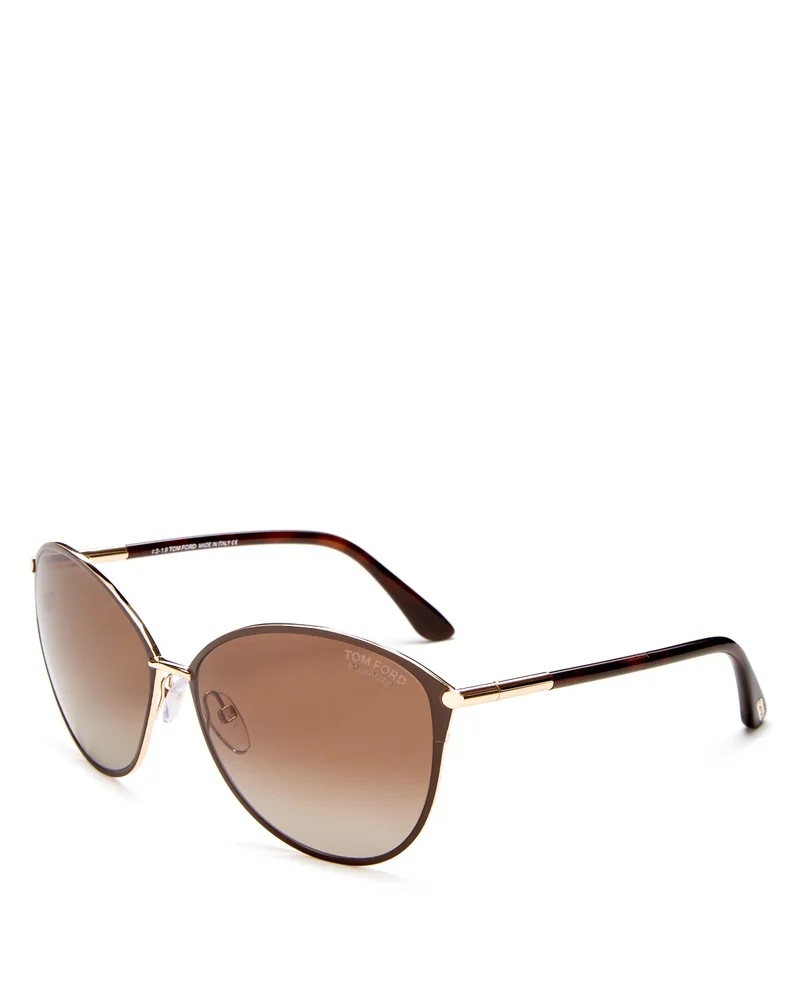 Penelope Polarized Cat Eye Sunglasses, 59mm