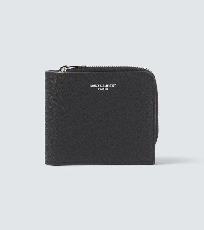 East/West leather wallet