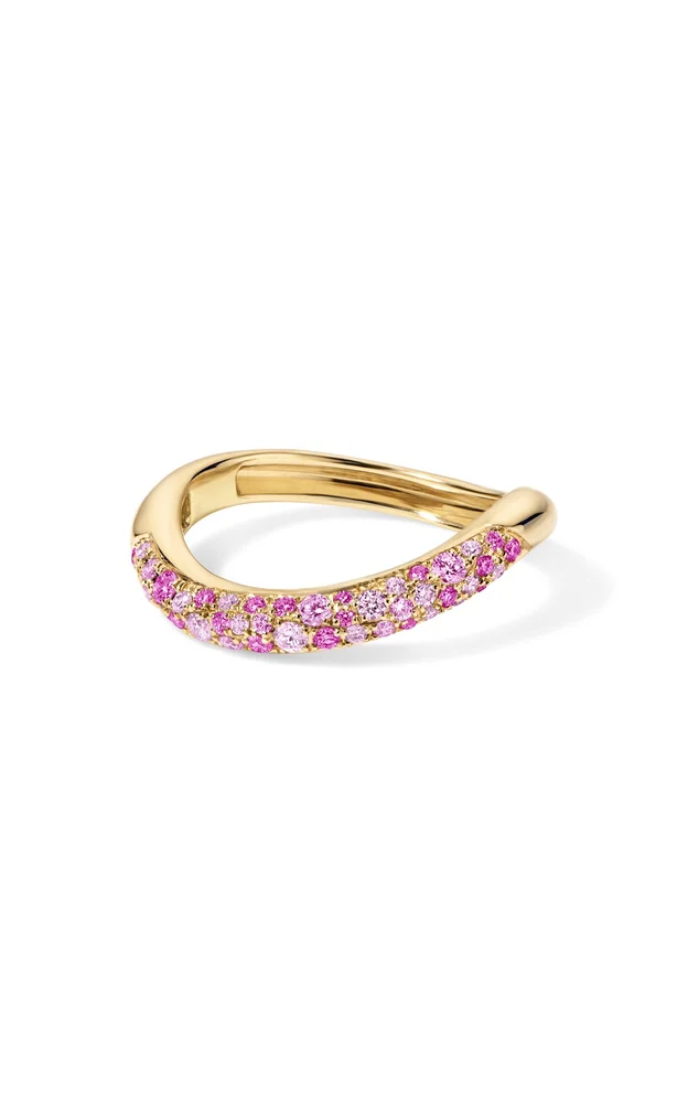 Pink Wave Ring