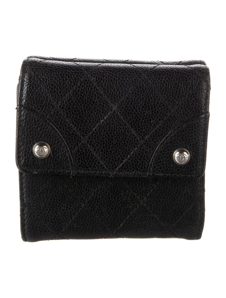 2006-2008 Interlocking CC Logo Compact Wallet