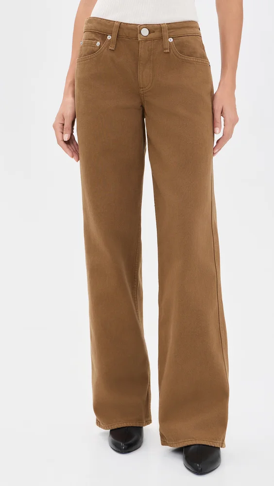 Cam Low Rise Full Straight Jeans