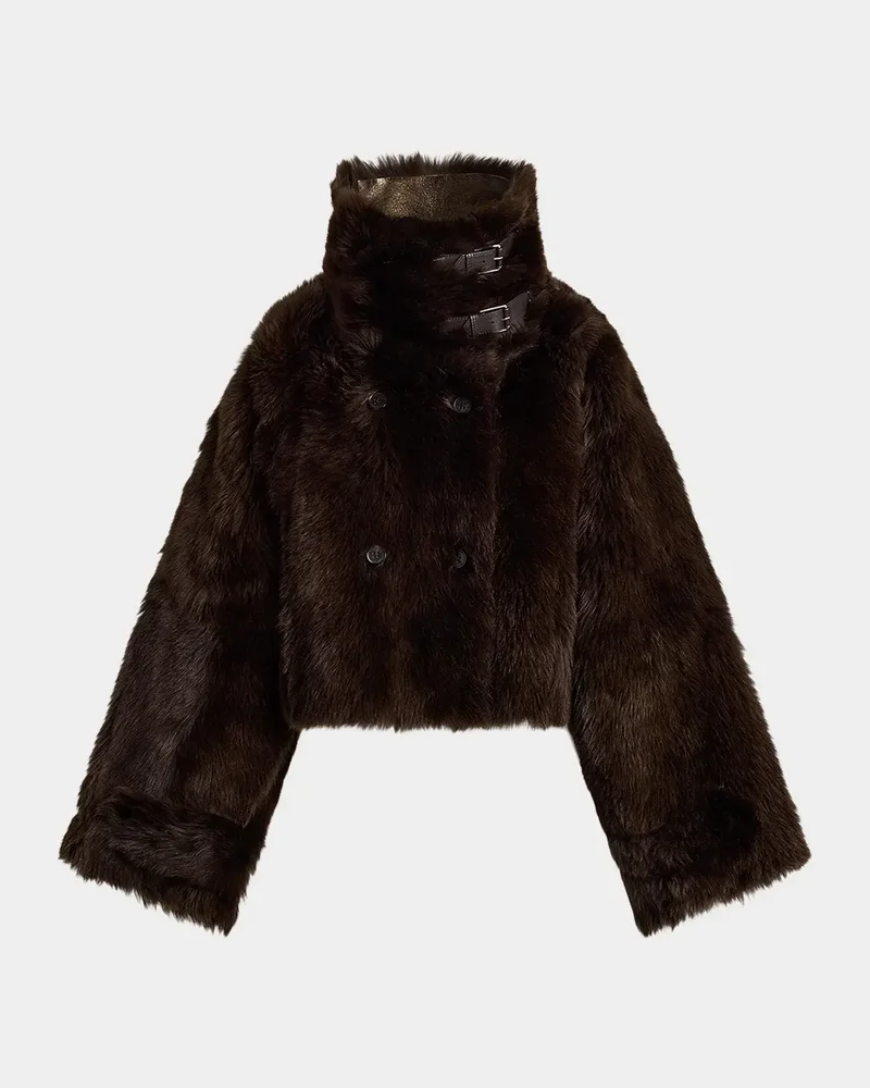 Norman Reversible Lamb-Shearling Coat