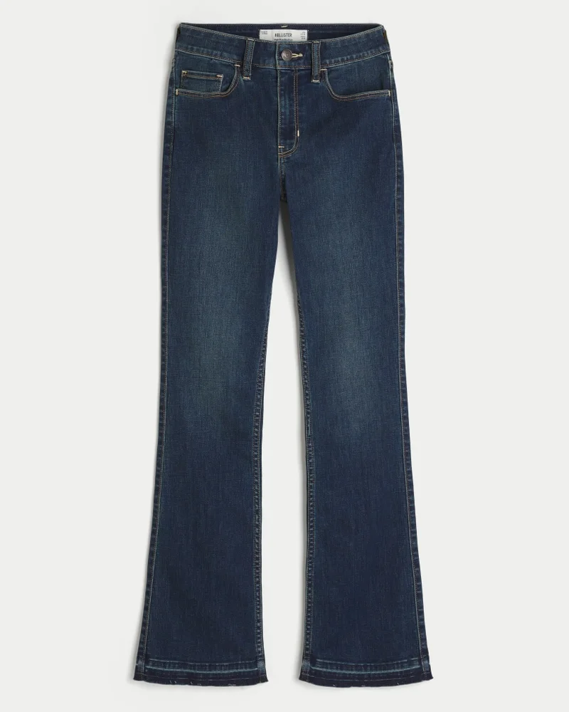 High-Rise Bootcut Jeans (dark wash)