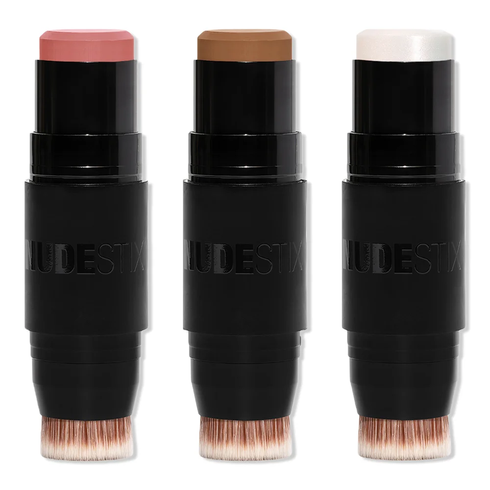 The Nude Face Set: 3-Step Blush Bronze Glow