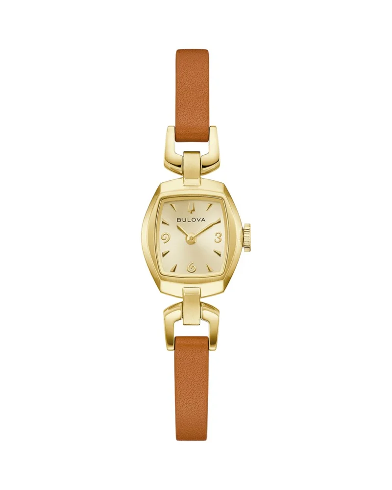 Goddess of Time Jackie Leather Strap Watch, 18mm