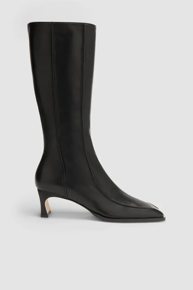 Nieves Leather Knee-High Boot