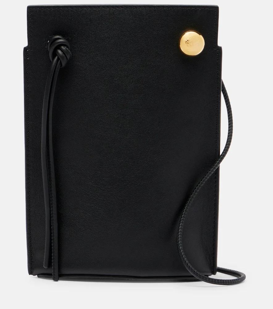 Pebble Dice leather pouch