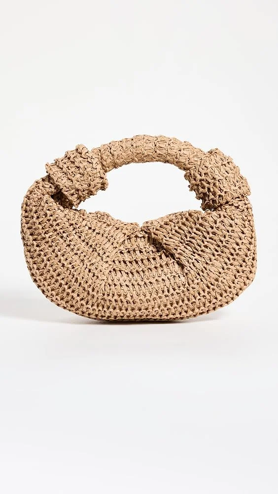 Raffia Lopsy Bag
