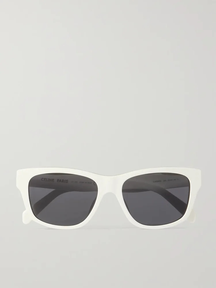 Monochroms square-frame acetate sunglasses