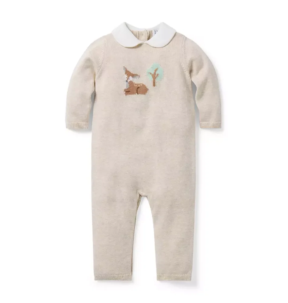 Baby Deer Collared One-Piece