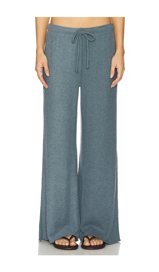 Maddie Waffle Drawstring Pant perfectwhitetee