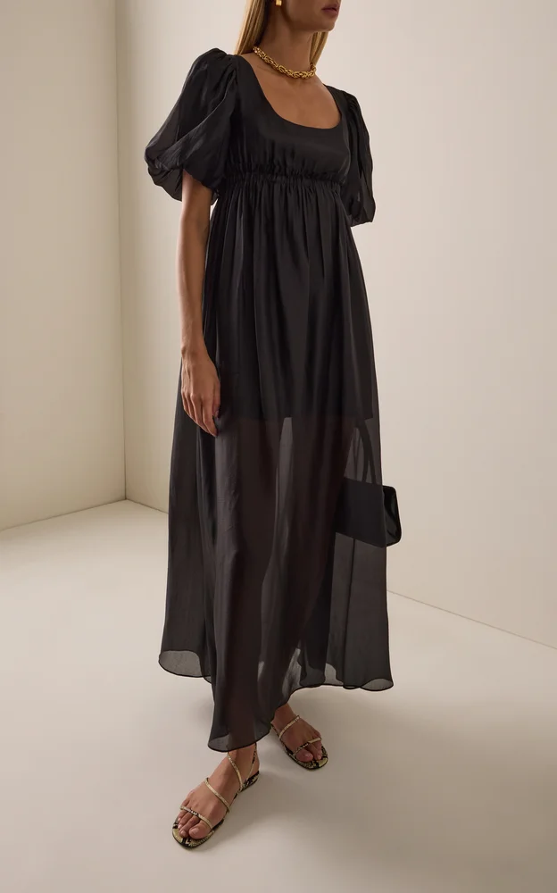 Gilian Vintage Chiffon Gown