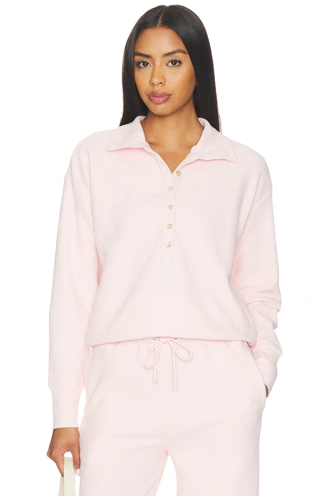 Waffle Knit Pullover