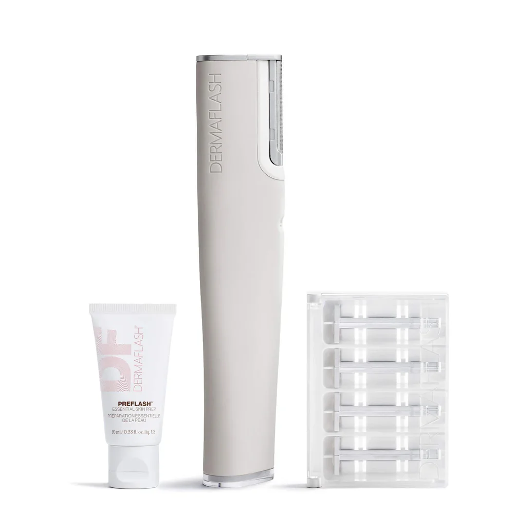 LUXE+ Advanced Sonic Dermaplaning + Peach Fuzz Removal in Stone