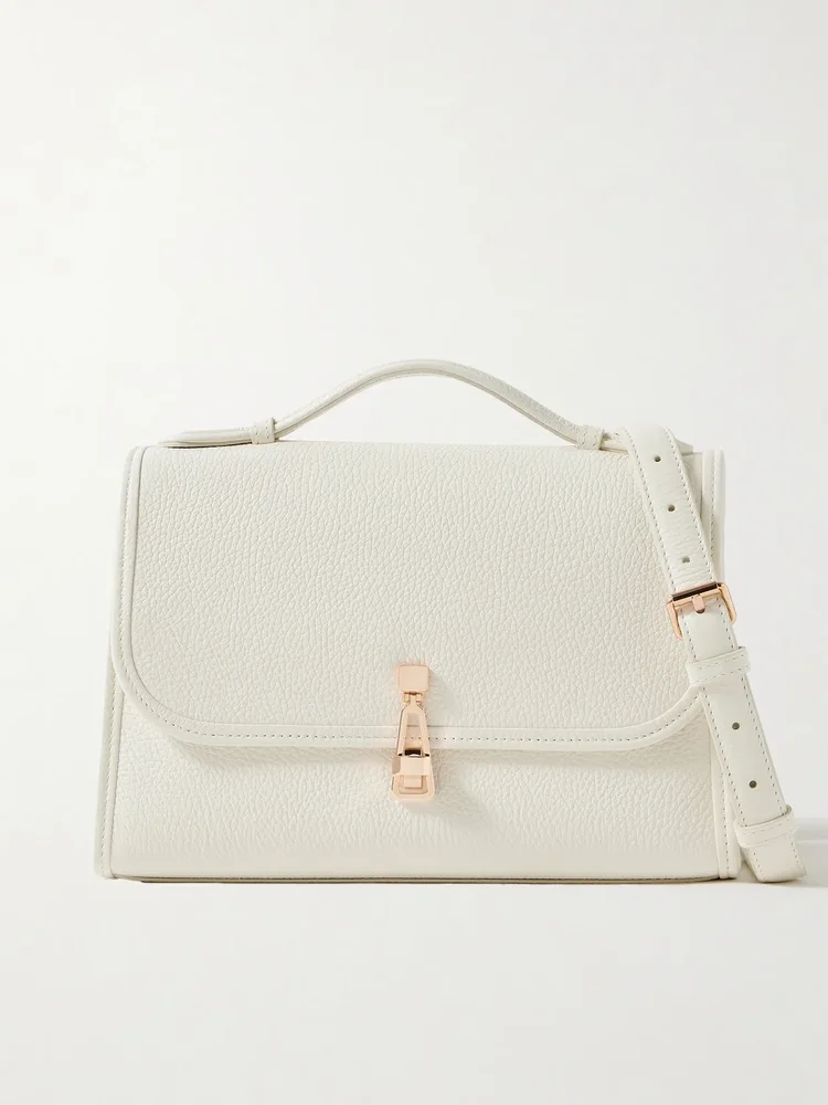 Leonora medium textured-leather tote