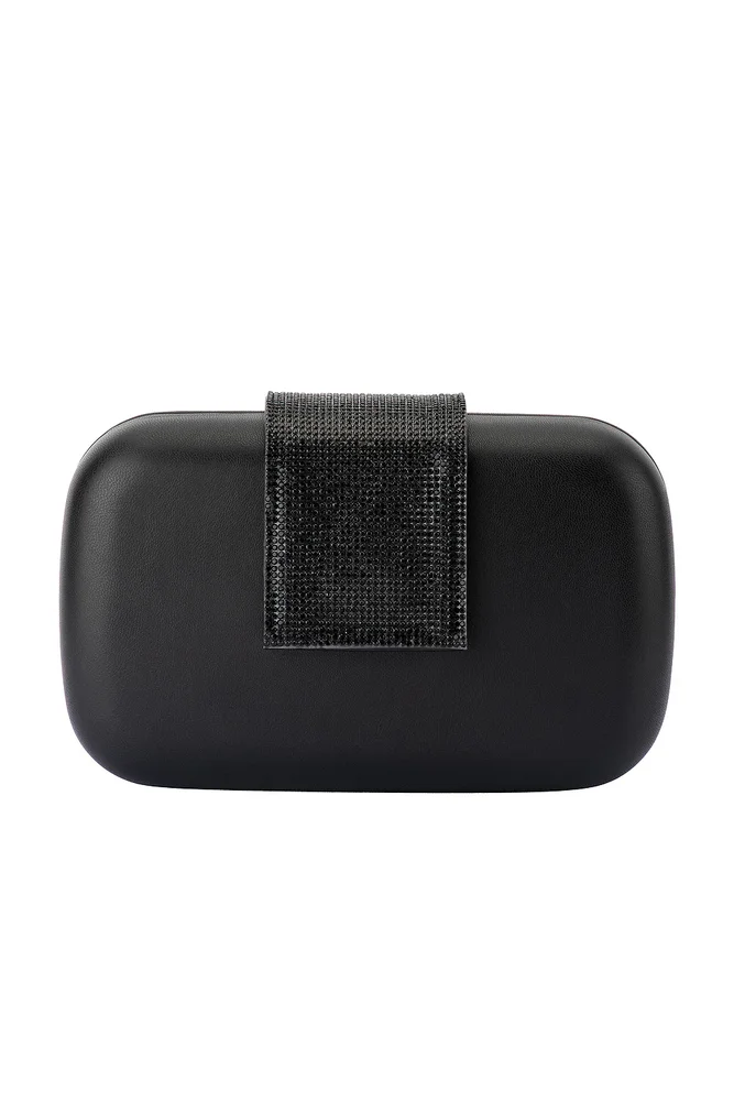 Selene Crystal Tab Clutch