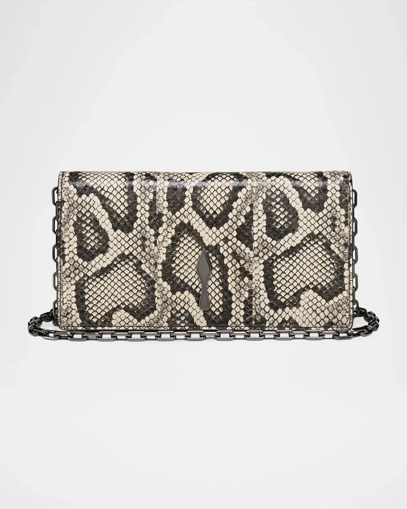 Bettina Clutch Bag in Snakeskin