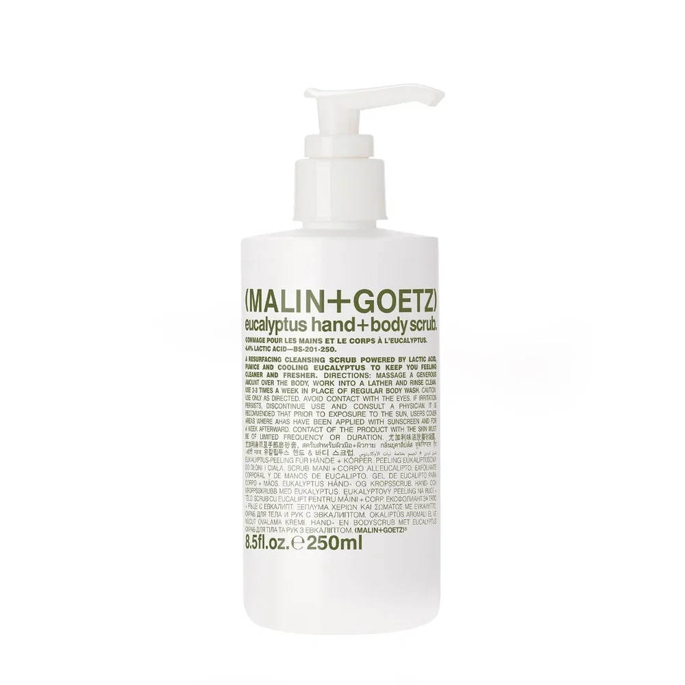 eucalyptus hand+body scrub.
