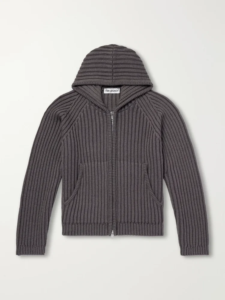 Level Merino Wool Zip-Up Hoodie