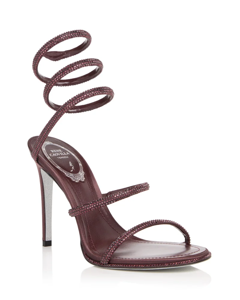 Women's Crystal Embellished Stiletto Sandals