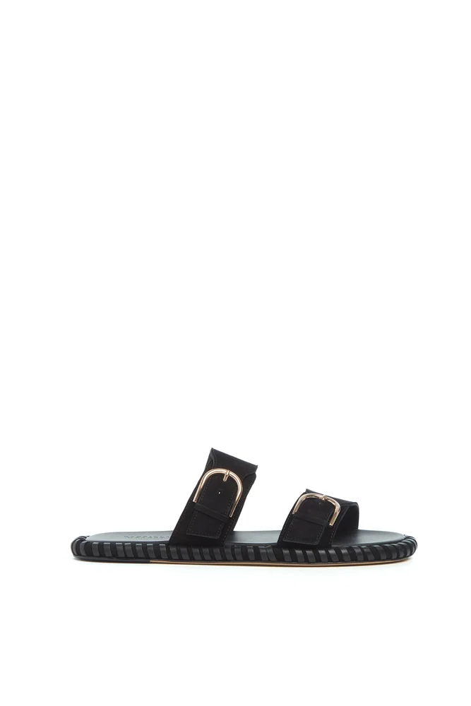Sage Leather Sandals