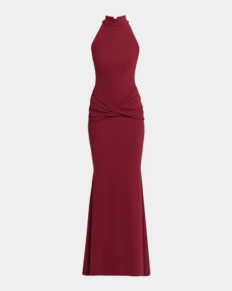 Zesika Twisted Halter Trumpet Gown