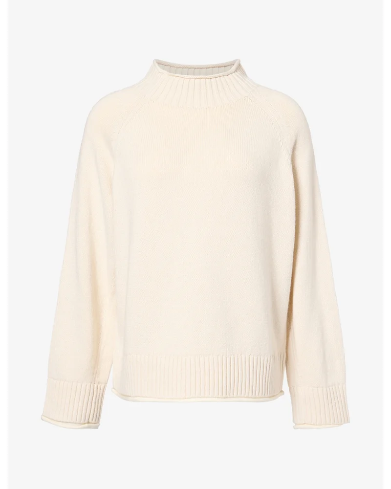 Hazel High-Neck Wool-Blend Jumper