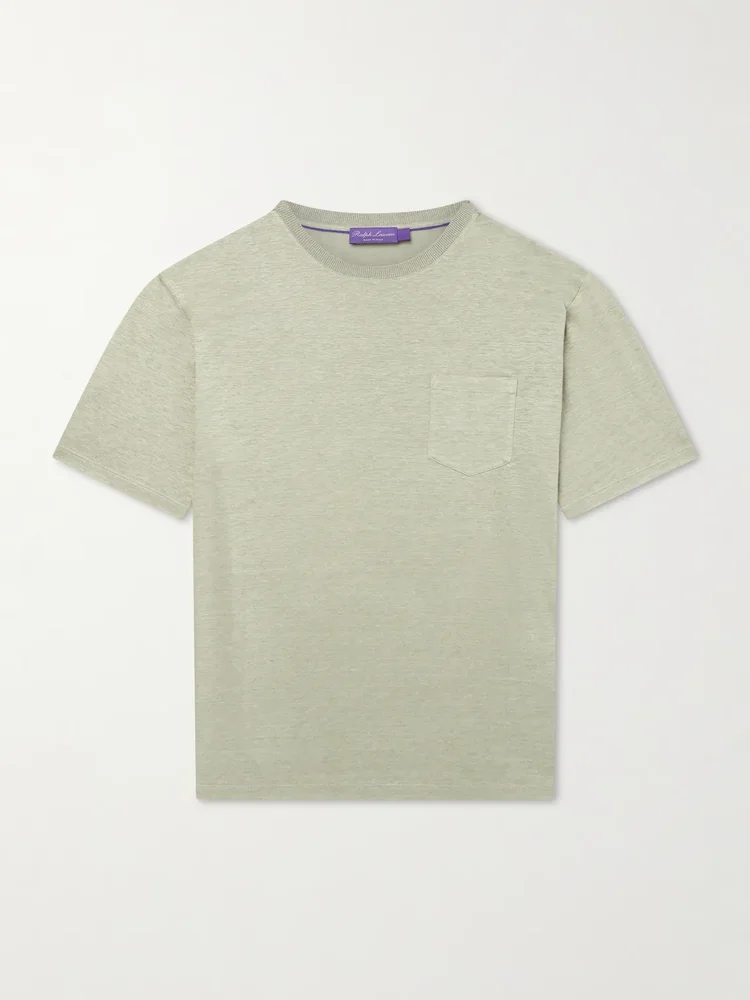 Linen-Jersey T-Shirt