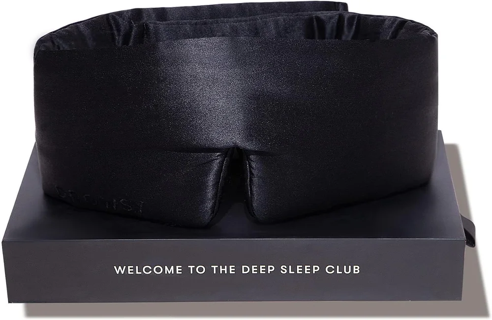 Silk Sleep Mask in Black