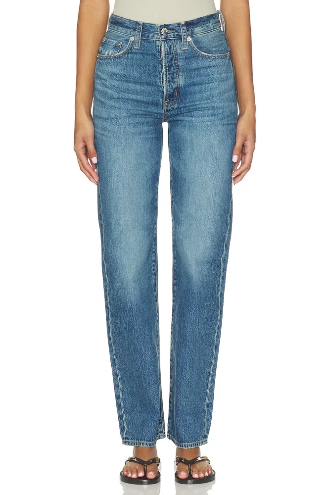 Cassie Super High Rise Straight Jeans