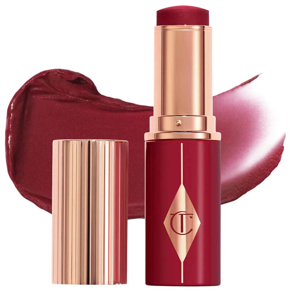 Unreal Lip + Cheek Glow Blush Stick with Hyaluronic Acid in Berry Glow