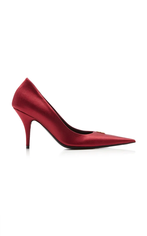 Avenue BB Satin Pumps