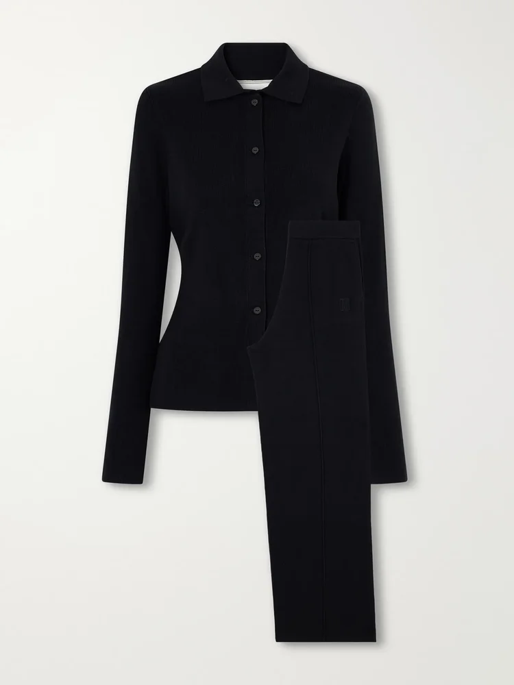 Dree silk and cashmere-blend pajama set