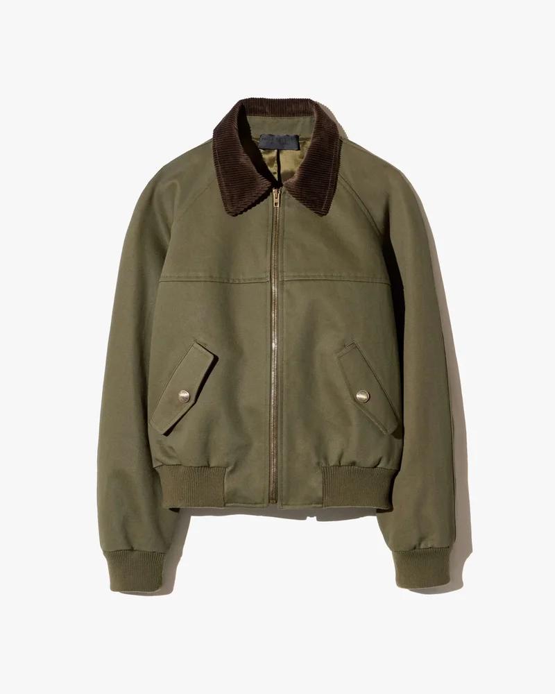 Victor Bomber Jacket in Army Green
