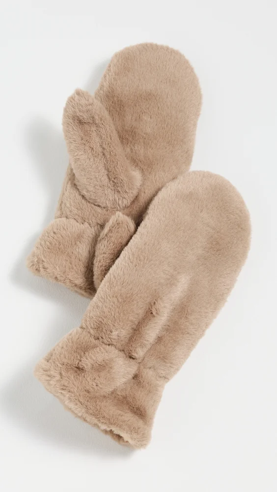Faux Fur Mittens