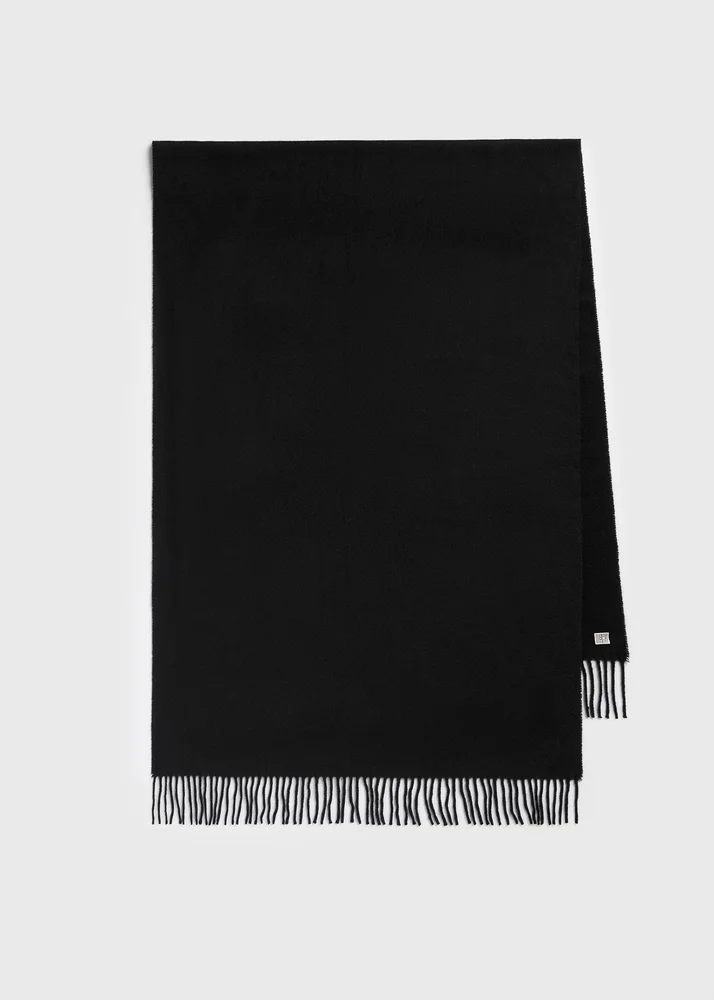 Toteme - INT Cashmere scarf black