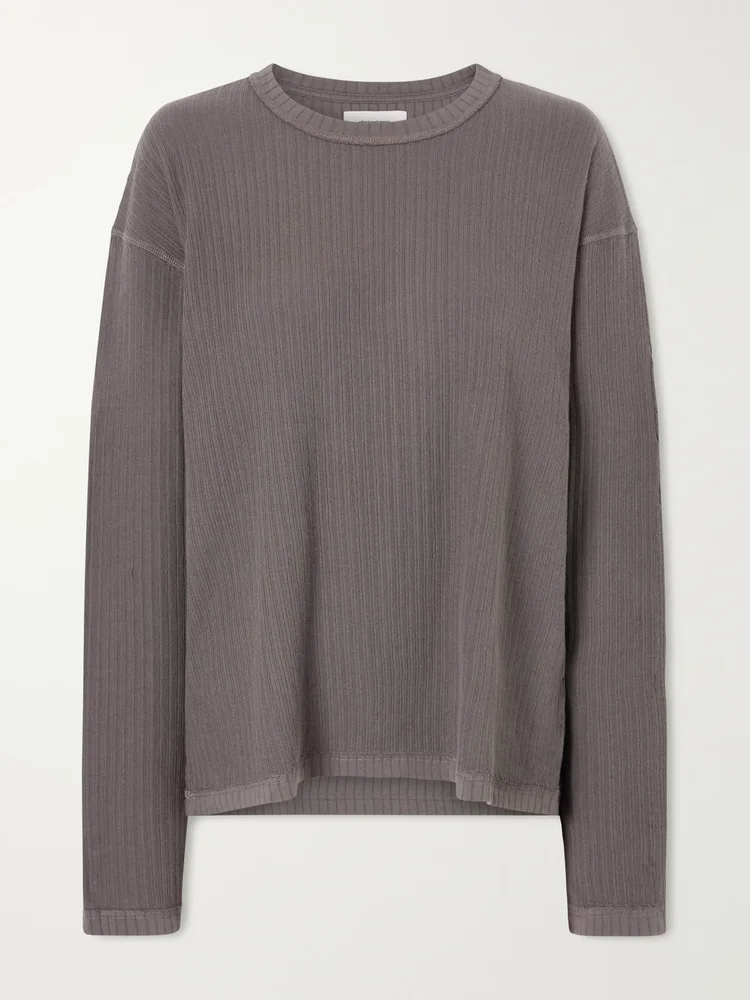 Reverse Rib organic cotton T-shirt