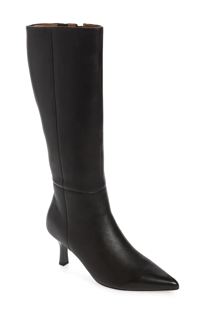 Allegra Pointed Toe Knee High Boot