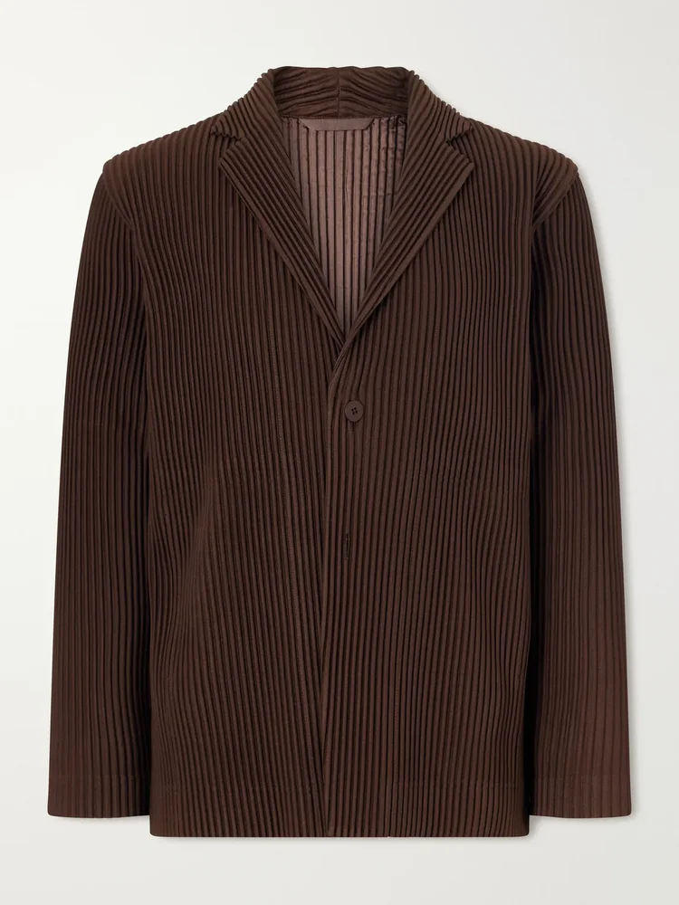 Plissé Blazer
