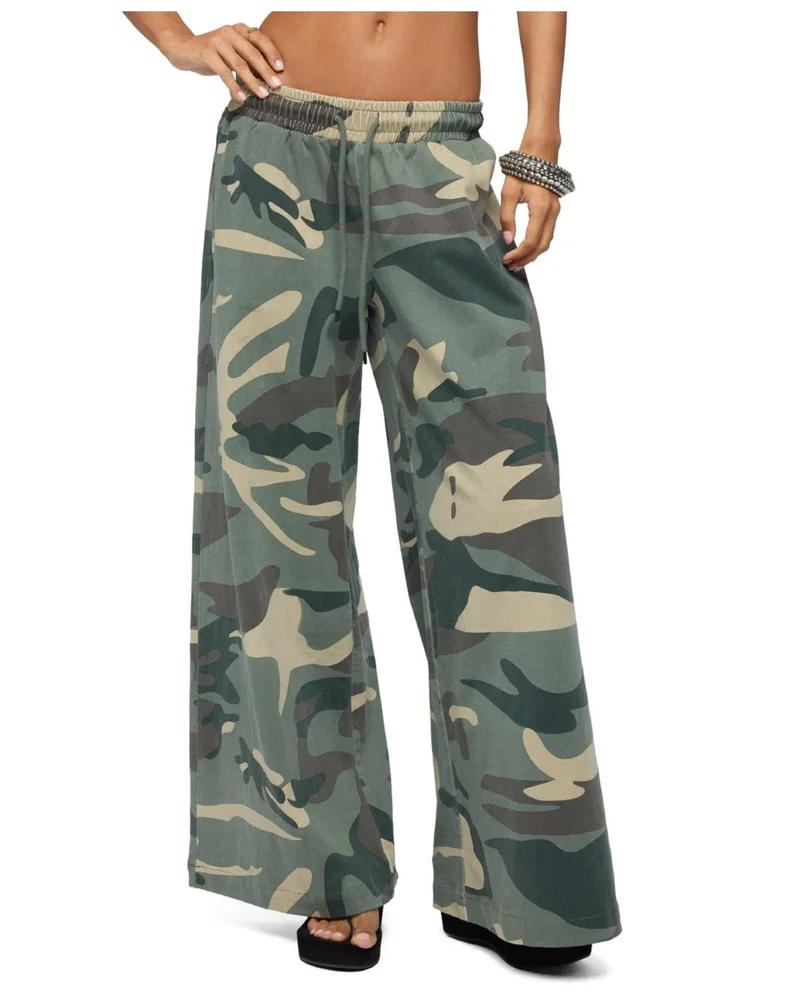 Allen Camo Wide Leg Sweatpants