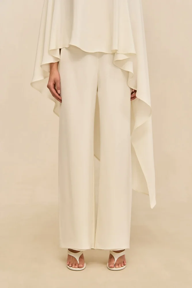 SARA PANT - OFF WHITE