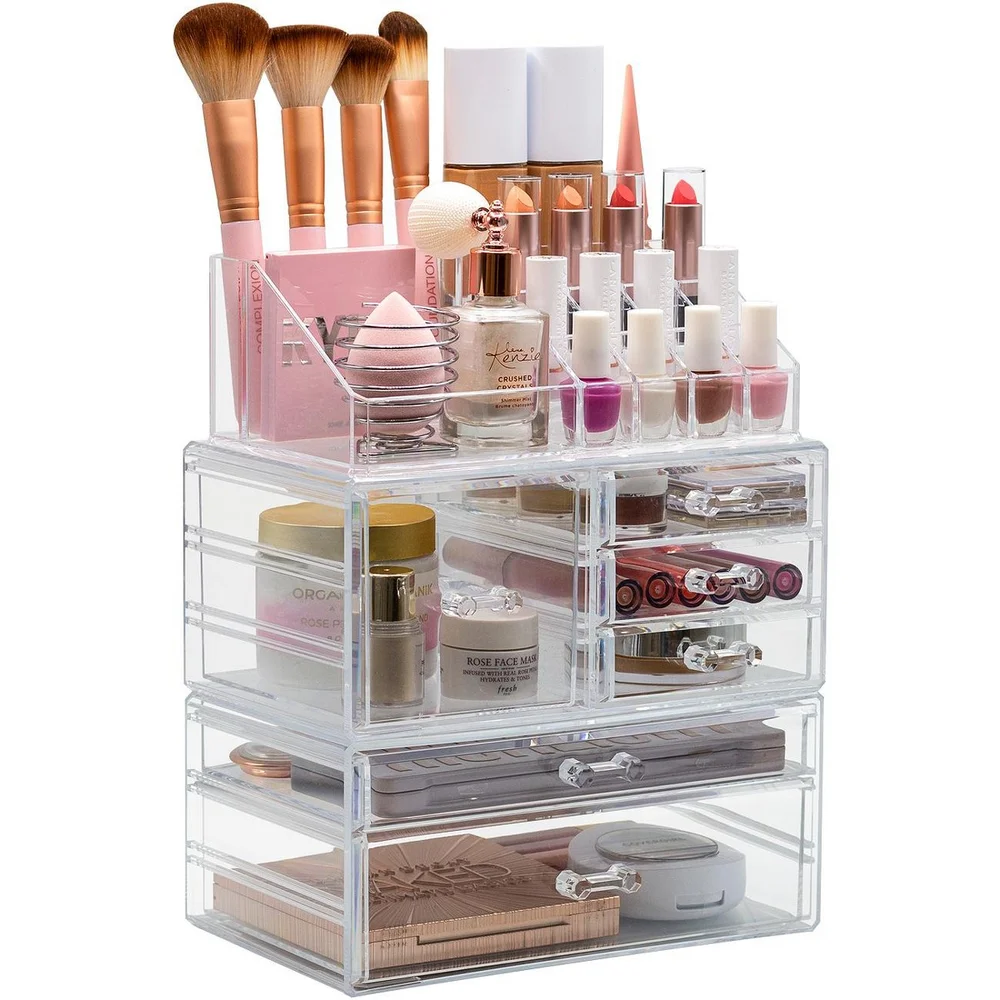 Large Clear Makeup Organizer Case