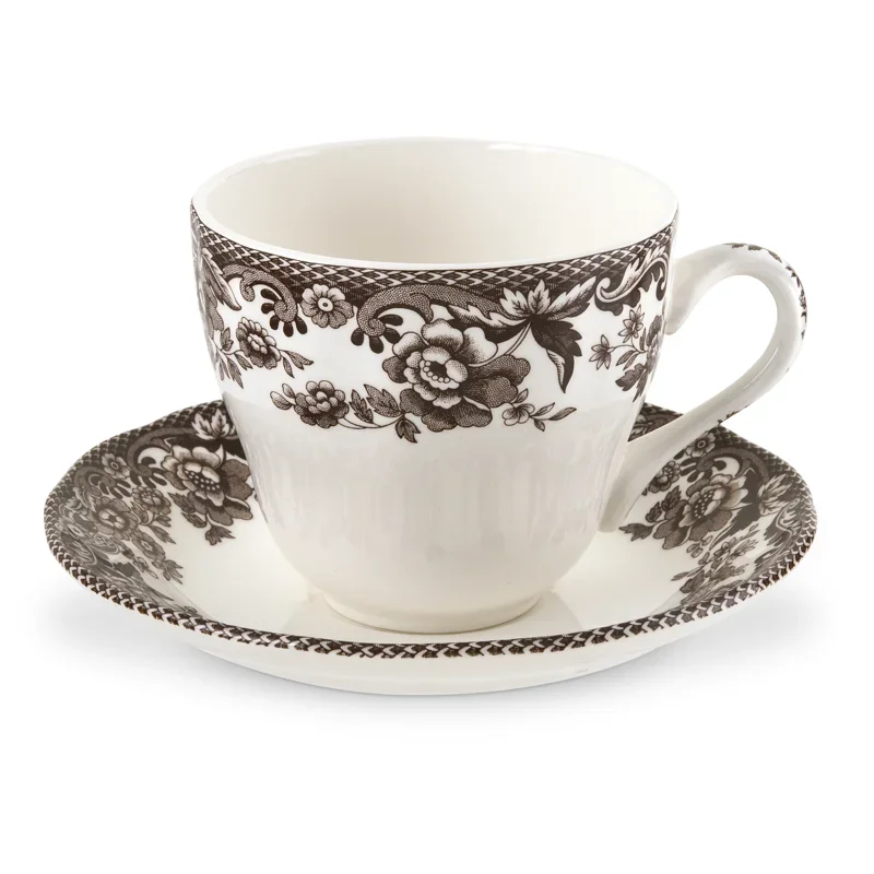 Delamere Teacup and Saucer, 7 oz