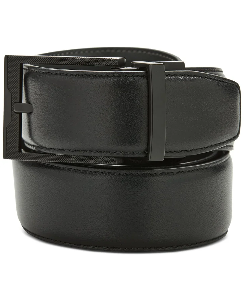 Men's Black Leather Stanely Belt