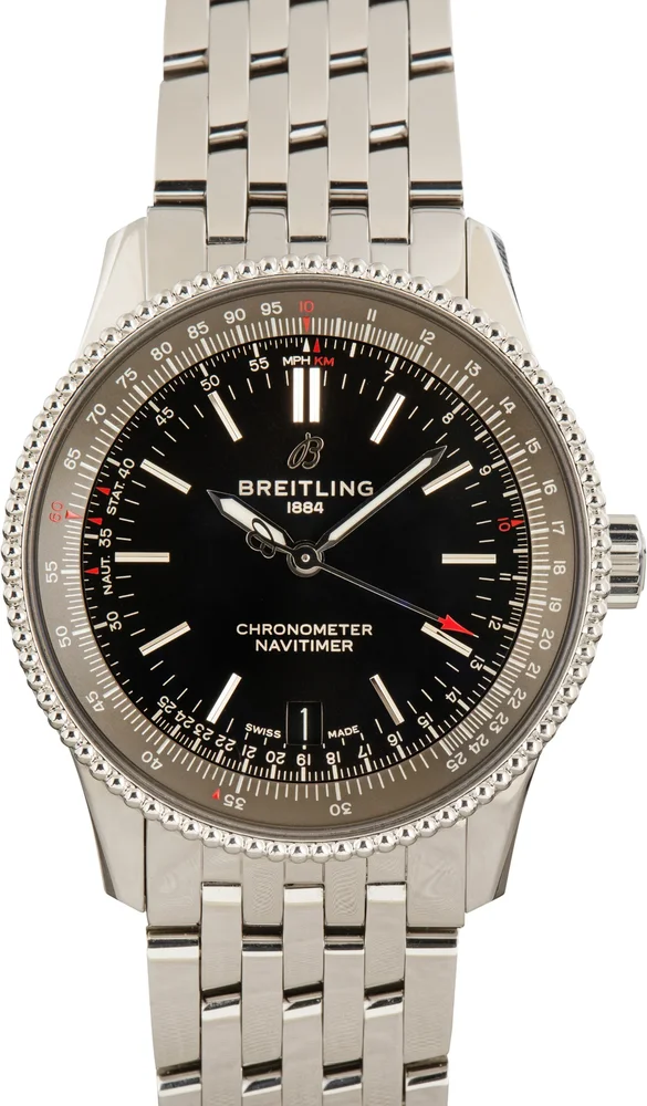Pre-Owned Navitimer Automatic 38 Black Dial, Ref. A17325241B1A1 (2018)