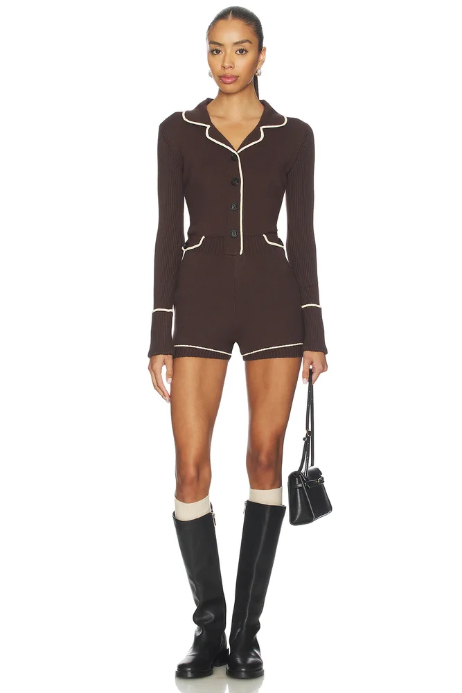Knitted Pajama Romper