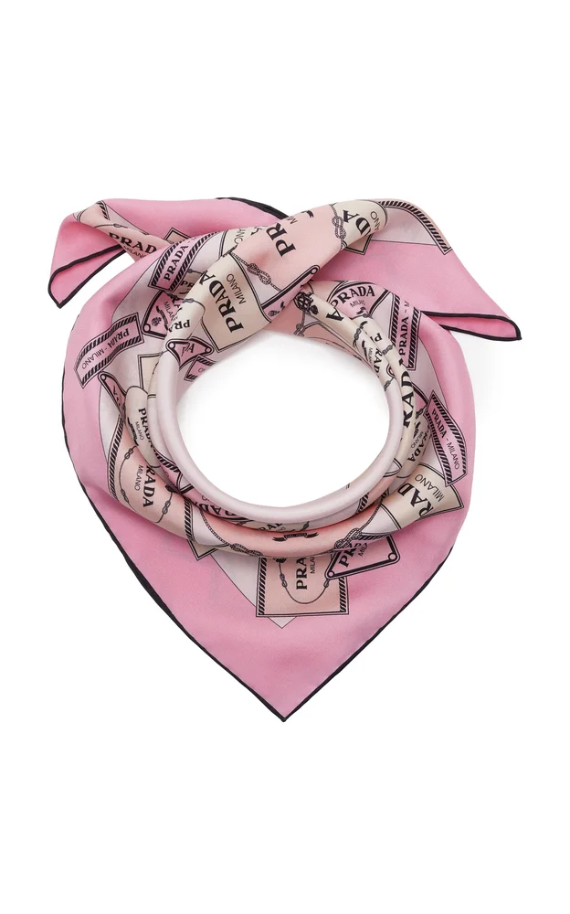 Heritage-Print Silk Twill Scarf